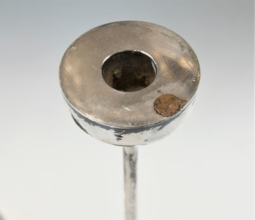 Lot 114 - Robert Welch, a pair of silver candlesticks, Birmingham 1971