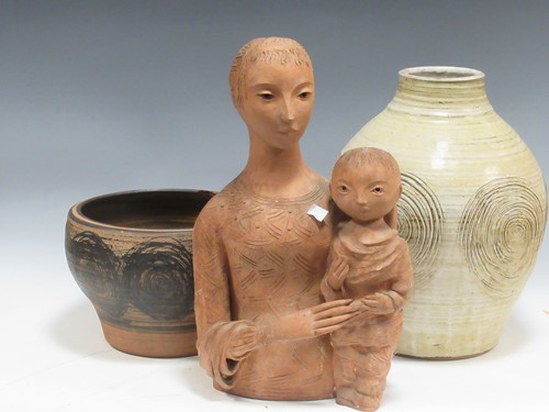 Lot 20 - Marion Morris (Modern British) a terracotta...