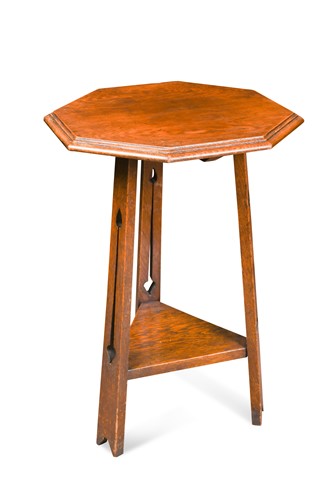 Lot 121 - An Art Nouveau oak occasional table, circa 1900