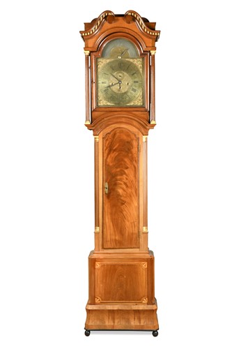 Lot 273 - Peter Green, Liverpool, a mahogany musical longcase clock for the Danish market, late 18th century