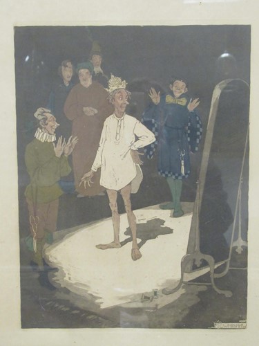 Lot 489 - M C Wishaw, The Emperor's New Clothes,...