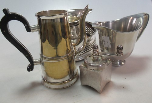 Lot 218 - A collection of silver plated items including...