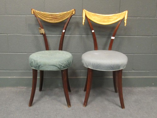 Lot 556 - A French style reproduction easy armchair, and...
