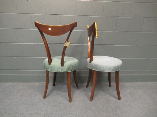 Lot 556 - A French style reproduction easy armchair, and...