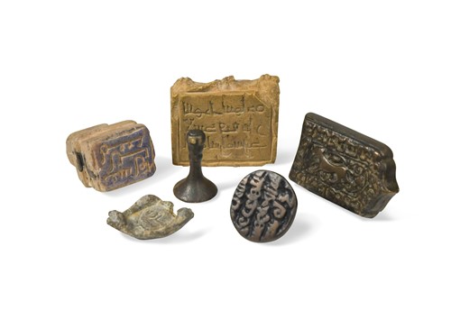 Lot 168 - A group of Seljuk Seals and Intaglios, Persian,...