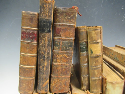 Lot 172 - Various leather books - many statutes - as...