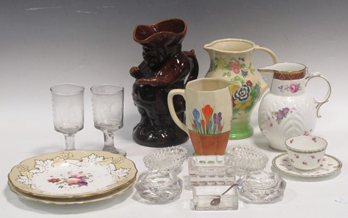 Lot 51 - A collection of English ceramics and glass...