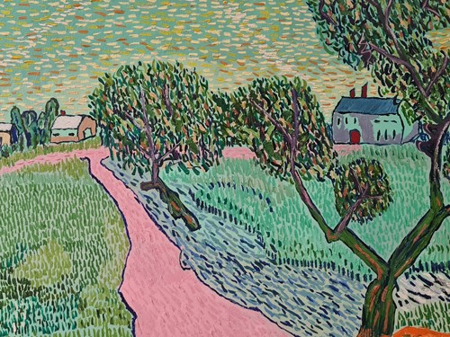 Lot 321 - Iulian Atomei, Landscape at Twilight, signed...