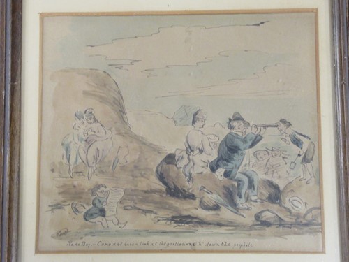 Lot 301 - Hablot Knight Browne (PHIZ) Cartoon study -...