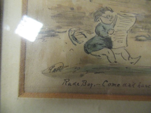 Lot 301 - Hablot Knight Browne (PHIZ) Cartoon study -...