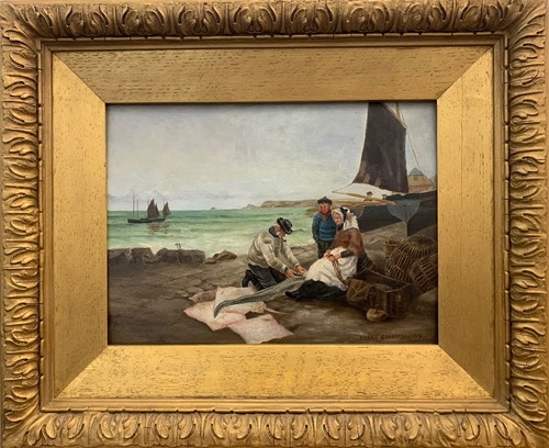 Lot 617 - Harry Geoffroi (Cornish, 1852-1896) Penzance...