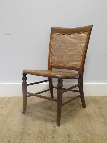 Lot 560 - A Victorian cane chair