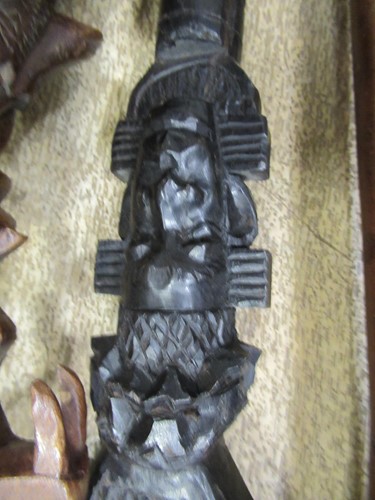 Lot 137 - A collection of carved african canes and...