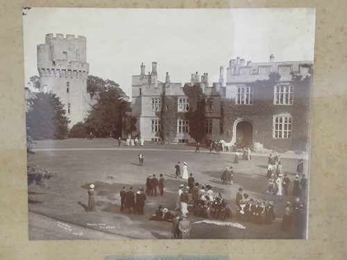 Lot 158 - Two antique black and white photographs of...