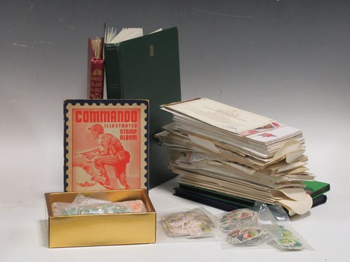 Lot 140 - A collection of world stamps to include first...
