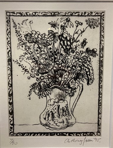 Lot 658 - Anthony Green RA (British 1939-), Vase of...