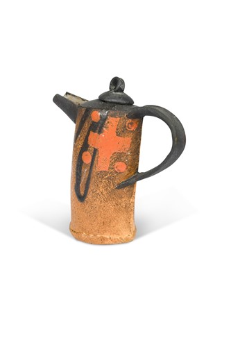 Lot 43 - John Maltby (British, 1936-2020), a stoneware coffee pot and cover