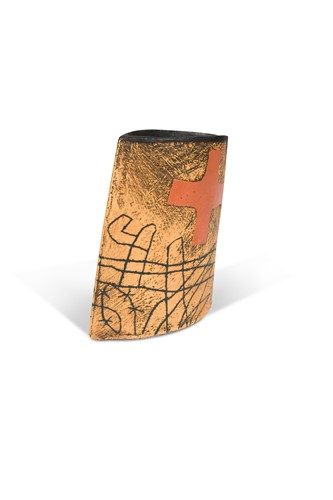 Lot 44 - John Maltby (British, 1936-2020), a small stoneware vase