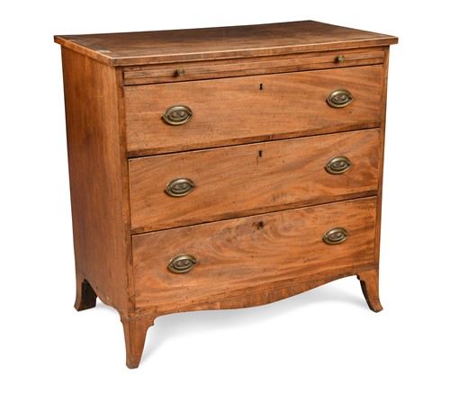 Lot 274 - A George III mahogany chest