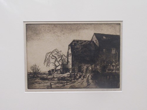 Lot 386 - Three country scenes; to include, Sir Francis...