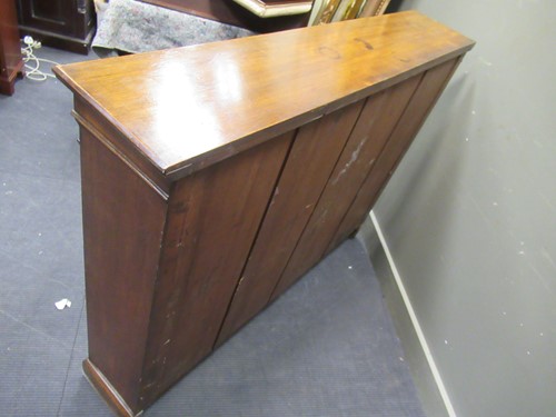 Lot 564 - A late Victorian oak open bookcase with...