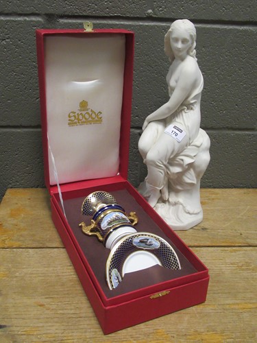 Lot 170 - A Minton Parian figure of a Classical female...