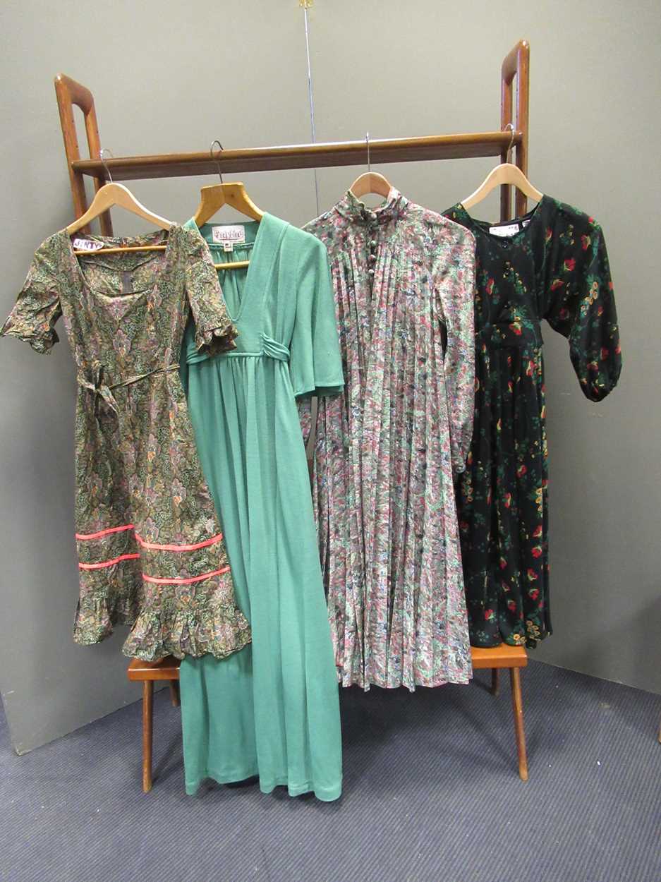 Lot 722 - Vintage dresses.To include: Midi dress in...