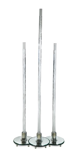Lot 184 - Reflex, a 'Lucciola' three-piece floor lamp