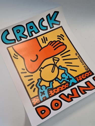 Lot 619 - Keith Haring (American 1958-1990), Crack Down!,...