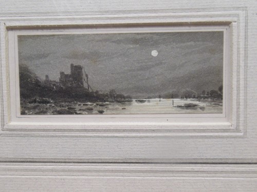 Lot 384 - Manner of Peter de Wint, moonlit scene,...