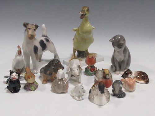 Lot 1 - A collection of Copenhagen, Worcester, Doulton,...