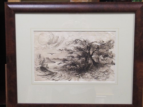 Lot 397 - A collection of eight drawings, watercolours,...