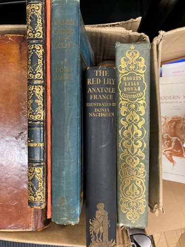 Lot 719 - Books, general mixed books, including bindings,...