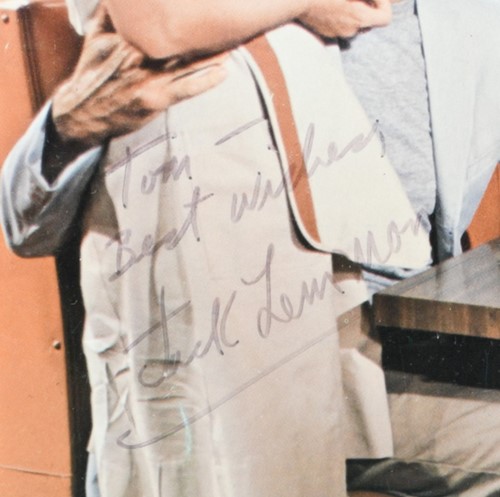 Lot 199 - The Odd Couple, 1968, signed by Jack Lemmon and Walter Matthau