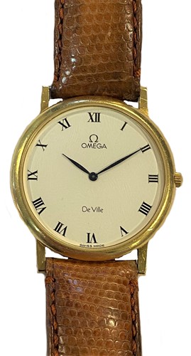 Lot 316 - Omega - An 18ct gold 'De Ville' wristwatch
