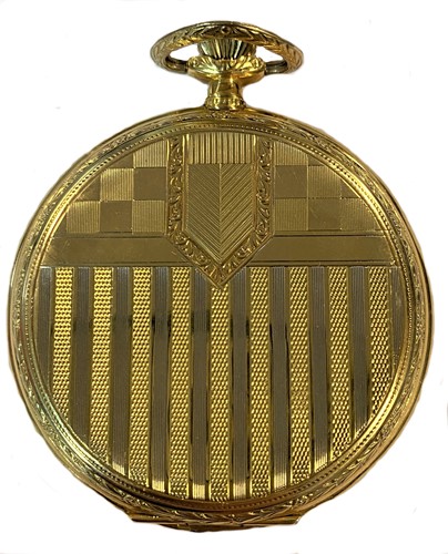Lot 284 - Unsigned - An 18ct gold full hunter pocket watch