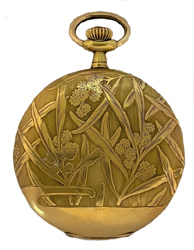 Lot 283 - Vulcain - A Swiss 18ct gold full hunter pocket watch