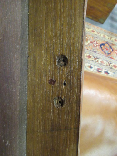 Lot 349 - A miniature Dutch walnut and floral marquetry cabinet on chest, 19th century
