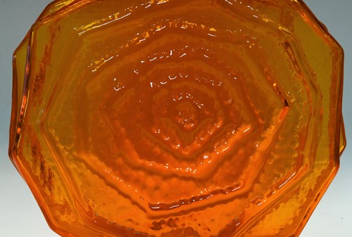 Lot 9 - Geoffrey Baxter for Whitefriars, a large tangerine glass ‘Banjo’ vase