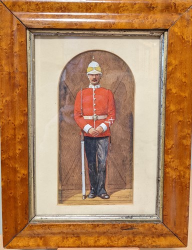 Lot 291 - Richard Simkin (1840-1926), portrait of a...