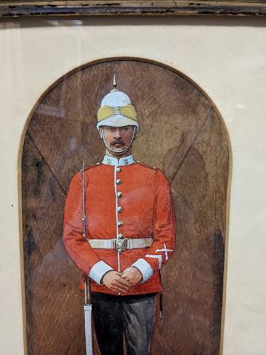 Lot 321 - Richard Simkin (1840-1926), portrait of a...