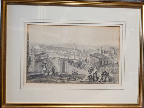 Lot 299 - Charlotte Newton (fl.1831-1838), a view of...