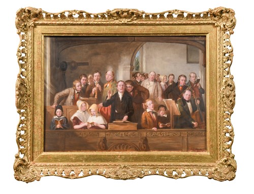 Lot 351 - George Gray (English, fl.1854-1873) after Thomas Webster, RA