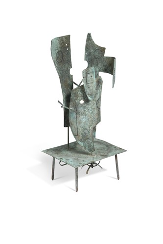 Lot 73 - William Black (British 20th century), Guardians, 1968