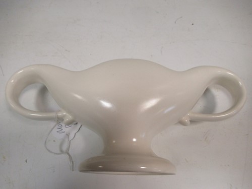 Lot 81 - William John Marriner for Fulham Pottery, twin...