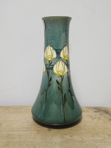 Lot 95 - A Mintons Ltd pottery vase, of tapering form,...