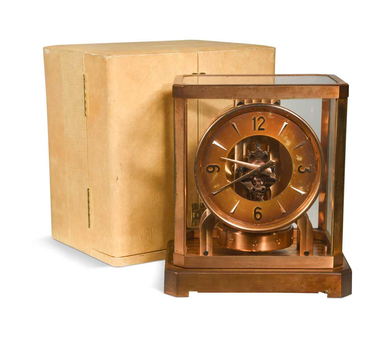 Lot 476 - A Jaeger-LeCoultre Atmos clock, no. 68631, circa 1950s