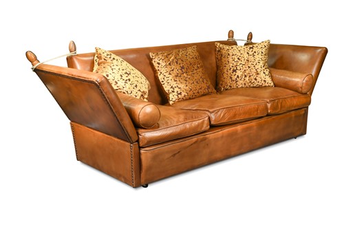Lot 229 - A large three-seater Knole sofa, modern