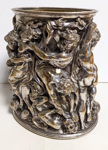 Lot 335 - Henri Picard (French, fl. 1831-1864), a silvered bronze vase