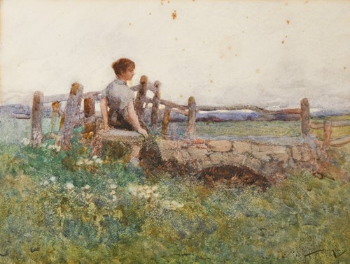 Lot 53 - William Lee Hankey, RWS, RI, ROI, RE (British, 1869-1952)